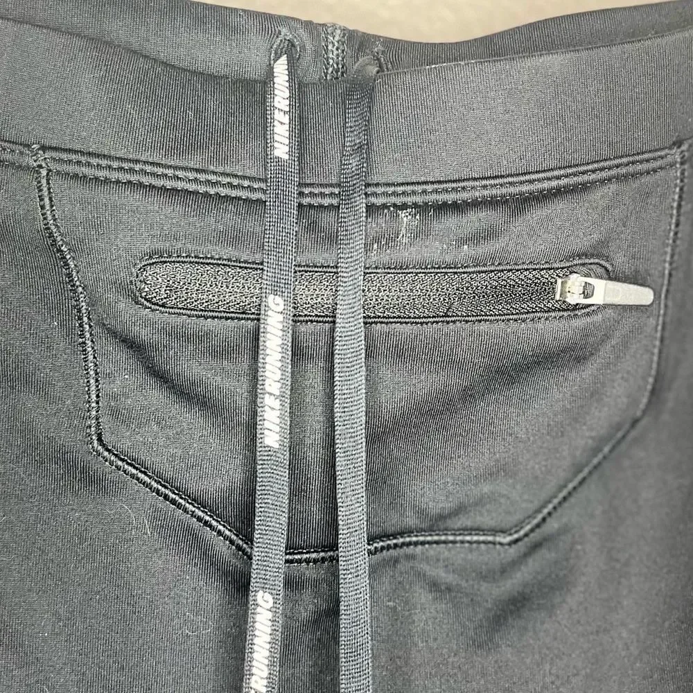 Nike Dri Fit Black Ankle Zip Leggings Size: Womens Tights - Picture 4 of 11